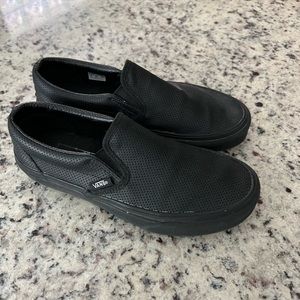 Vans perforated leather